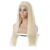 B Blonde cheveux brésiliens droites perruques de cheveux humains couleur Blonde 613 cheveux humains avant de lacet perruques péruvienne Indian3055599