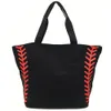 2019 femmes mode Baseball softball impression sac de voyage haute capacité toile sac à main Portable organisateur sac de rangement hommes sports de plein air fourre-tout