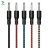 Aux Cable Speaker braid 3.5mm Jack Audio Cable For Car Headphone Jack 3.5 mm Speaker Cable For Microphone MP3 MP4