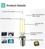 Dimmable LED 전구 C35 / C35T E14 촛불 조명 필라멘트 레트로 클리어 램프 2W 4W 110V 220V 샹들리에를위한 냉 / 따뜻한 화이트