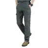 Männer Military Style Cargo Hosen Männer Sommer Wasserdicht Atmungsaktiv Männliche Hosen Jogger Armee Taschen Casual Plus Größe 4XL 220323