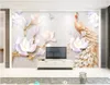 coutume photo fond d'écran en relief trois dimensions paon moderne et minimaliste minimaliste moderne mur peinture décorative de fond