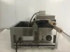 Gratis frakt ~ 110V/220V glass Taiyaki Maker Machine Open Mouth Fish Waffle Maker