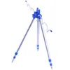1.2m Aluminum Alloy Telescopic Adjustable Fishing Rod Tripod Stand Holder Adjustable Fishing Pole Rod+Stainless Steel Field Cut