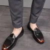 Homens Oxford Sapatos De Couro com Bow Tie Loafers Sapatas de Vestido dos homens Masculinos Formal de Negócios Apartamentos Casuais Elegantes Cavalheiros de Casamento Homem Preto Sapatos