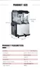 Free shipment commercial kitchen 2*10L frozen drink making machine margarita ice slushie maker