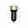 3 1A Podwójna ładowarka samochodowa USB 2 port LCD Wyświetlacz 12-24 V Zapalnik Zapalinowca Szybka ładowarka samochodowa Adapter 261Z