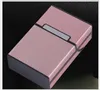 Yeni Alüminyum Alaşım Sigara Kutusu, Metal Manyetik Düğme Adam Metal Sigara Kutusu WL735