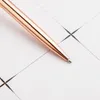 التصميم الإبداعي 15 لون تاج الماس قلم معدني حلقة الأسطوانة الكرة الأقلام اللوازم المكتبية المدرسة التجارية القلم طالب هدية
