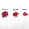 4mm 6mm 8mm Ruby Terp Perles Dab Perles Insérer Outils de Fumer pour Bord Biseauté Quartz Banger Nails Verre Bongs Dab Rigs Conduites d'eau