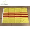 Flag of South Vietnam 3*5ft (90cm*150cm) Polyester flag Banner decoration flying home & garden flag Festive