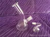 Tubos de água mini-vidro Bongs Recycler Oil Rigs vidro Tubulação de fumo mini-queimador de óleo bubbler 11 centímetros de vidro grosso Mini bolso