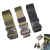 Ceinture tactique militaire en Nylon pour hommes, 125-145CM, Style équipement de l'armée, ceinture en jean, boucle en métal automatique, sangle de taille de Combat pour la chasse