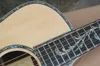 Original Body Solid Top Acoustic Guitar med färgglada skal edgerosewood fretboardgolden tunerscan ska anpassas2152570