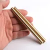 9*140mm size Pure brass signature pen Copper Natural pen Ballpoint Pens For Office Student Collect Wedding gift