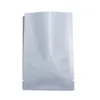 Mat zwart / wit / gouden / groene open top aluminium folie verpakking tas koffie eten masker vacuüm pakket tassen mylar folie opslag zakjes warmteafdichting