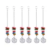 Kleurrijke Crystal Kroonluchter Lamp Verlichting DROPS Hangers Crystal Prism Hanging Bal Glas Prisms Onderdelen Woondecoratie