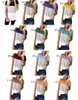 13 Kolory Maternity Striped Tees Pielęgniarstwo Topy Z Krótkim Rękawem Okrągłe Neck Bluzki Koszule Karmienie Koszulki Koszulki T Shirt Odzież Dorywczo Mama Clothings M844