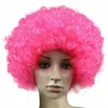 Size: adjustable synthetic wigs Select color and style 70s 80s Disco Circus Afro Clown Hair Wig Fancy Dress Up Costume Curly Wig Gift