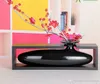 Modern Water Shape Ceramic Vase for HOme Decor Tabletop Vase red black white colors choice219r