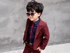 Mode-Enfants Costume 3 pcs (Vestes Blazer + Pantalon + Chemises) Bébés Garçons Costumes Enfants Blazer Garçons Costume Formel Pour Mariage Garçons Vêtements Ensemble