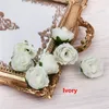 10lot flores artificiais cabeças rosa broto para decorações de casamento festa de natal seda flores 14 co