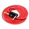 12M 4FT Red 35mm Male 90 Degree Right Angle Aux cable Audio Extension Cable for mp3 mp4 speaker headphone PC3583648