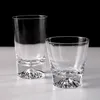 Crystal Glass Fuuji Mountain Cup Creative śniegowe wzgórza dolne whisky kieliszki wino kieliszki zagęszczone sakura do picia baru domowego