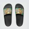 Hot Sale-Slide Sandals Designer Fashion Wide Flat Slippery With Thick Sandals Slipper Flip Flops taille 36-45
