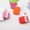 10 Kleuren Gridding Case voor Airpods Beschermende schokbestendige Siliconen Gridding Cover Pouch voor Apple Bluetooth-oortelefoon