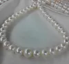 Tja, naturliga lila smycken vit 12-13mm pärlhalsband skicka temperamentmamma