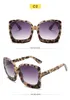 Nuevas gafas de sol de moda de alta calidad para mujer, gafas de sol redondas cuadradas de leopardo, gafas de sol de diseñador de marca Matt Drop9645841