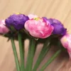 9ピース/ブーケ人工絹の花ラナンクルス本物のタッチシルクの花シミュレーションの花のテーブルの装飾偽の花