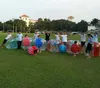 60 cm kinder grünland stoßstange aufblasbare kinder strand vergnügungspark spielzeug kinder im freien spiel rollende kugel gras zorb bälle