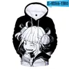 뜨거운 판매 Himiko Toga Cosplay Hoodies 3D 인쇄 된 애니메이션 히 히코 Toga Harajuku Streetwear 남자 / 여성 따뜻한 코트 대형 재미있는 까마귀