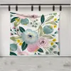 arazzo decorativo floreale primavera farfalla appeso a parete decorazione dormitorio fattoria arredamento natura tenture murale poliestere tapiz