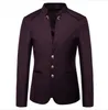 Herren-Blazer-Jacke, Asien, Größe S-4XL, Herren-Blazer, 2019, Herren-Anzugjacke, Slim-Fit-Mantel