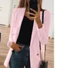 Femme Pardessus Solide Couleur Cardigan Long Fonds Homme Costume Lâche Manteau Femme nouveau style livraison gratuite