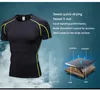 E-BAIHUI homme entraînement t-shirts Compression Sport T-Shirt hommes séchage rapide course maillots de Sport T-Shirt hommes Fitness Tshir352I