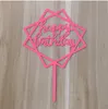 Letters Cake Toppers Cute Cake Decorations Cupcake Toppers Baby Birthday Party Decorations Baking Tools Free Shipping