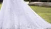 Spezieller Link für ein weißes, langärmliges Meerjungfrau-Brautkleid aus Spitze