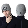 Men Brand Letter Couple couple tricoté Hiver Hat Design Fashion Design Outdoor Sport Broderie Ski Skull Cap Hip Hop Street Street pour WOM8698780