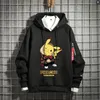 Anime hoodies män kawaii tryck hoodie söt tecknad tröja pullover cosplay unisex moletom hooded v5ne