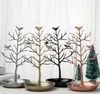 1530cm 4style jewelry stand rack household iron necklace rack earring rack alloy jewelry display prop bird tree home furnishings 1300E