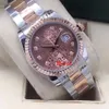 뜨거운 판매 럭셔리 남성 시계 날짜 조정 36mm 자동 기계식 쥬빌리트 여자 팔찌 남성 다이아몬드 디자이너 손목 시계 시계