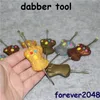 Chegada ferramenta Dabber Cera com punho Design adesivos jar cera Dab ferramenta 120mm lasca dabber ferramenta de Aço Inoxidável para bongo de vidro