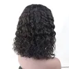 HD Lace wig Short Curly Bob front Human Hair Wigs perruque Wig Water wave 360 frontal for black women