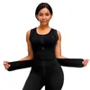 Women Waist Trainer Corset Zipper Hook Shapewear Double Control Body Shaper Tummy Fat Burning Waist Cincher3250332273q