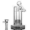 New Mobius Glass Bongs Hookahs Smoking water Pipe Dab Rigs Beaker Bong Shisha Smoke Oil with 18mm bowl