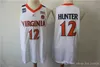 NCAAバージニアバスケットボールジャージカレッジ12 de'andre Hunter 5 Kyle Guy Jersey Home Away Adult Size S-3XL